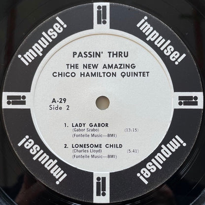 CHICO HAMILTON QUINTET / PASSIN' THRU - US Impulse Promo Mono Original