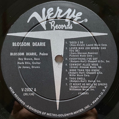 BLOSSOM DEARIE / ST - US Verve MGM DG