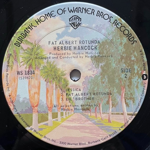 HERBIE HANCOCK / FAT ALBERT ROTUNDA - US Warner Bros.