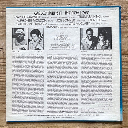 CARLOS GARNETT / THE NEW LOVE - US Muse Original