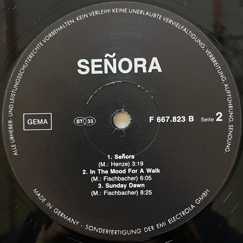 SENORA - German Private Original