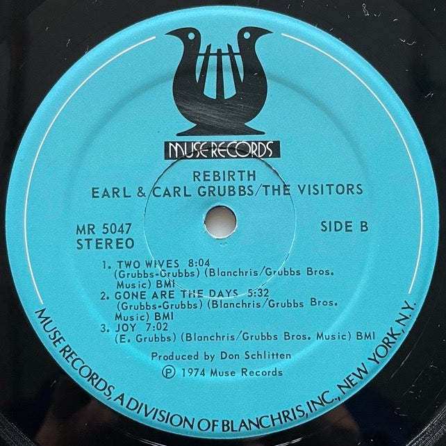 EARL & CARL GRUBBS (THE VISITORS) / REBIRTH - US Muse Original