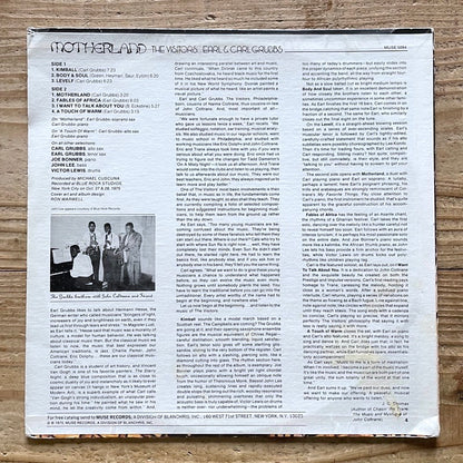 EARL & CARL GRUBBS (THE VISITORS) / MOTHERLAND - US Muse Original