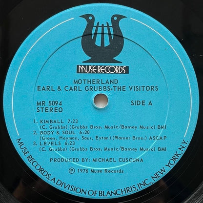 EARL & CARL GRUBBS (THE VISITORS) / MOTHERLAND - US Muse Original