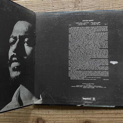 ARCHIE SHEPP / THREE FOR A QUARTER, ONE FOR A DIME - US Impulse Original