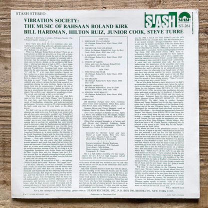 VIBRATION SOCIETY / THE MUSIC OF RAHSAAN ROLAND KIRK - US Stash Original