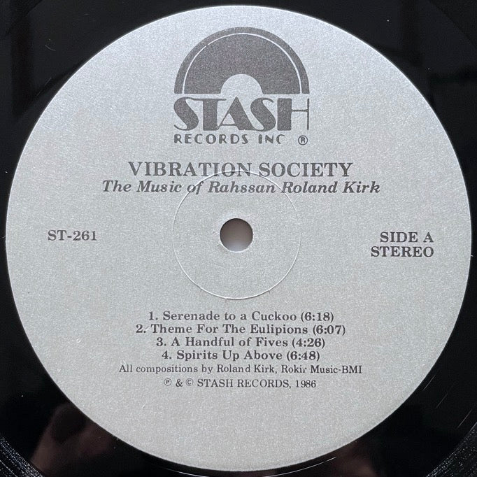 VIBRATION SOCIETY / THE MUSIC OF RAHSAAN ROLAND KIRK - US Stash Original