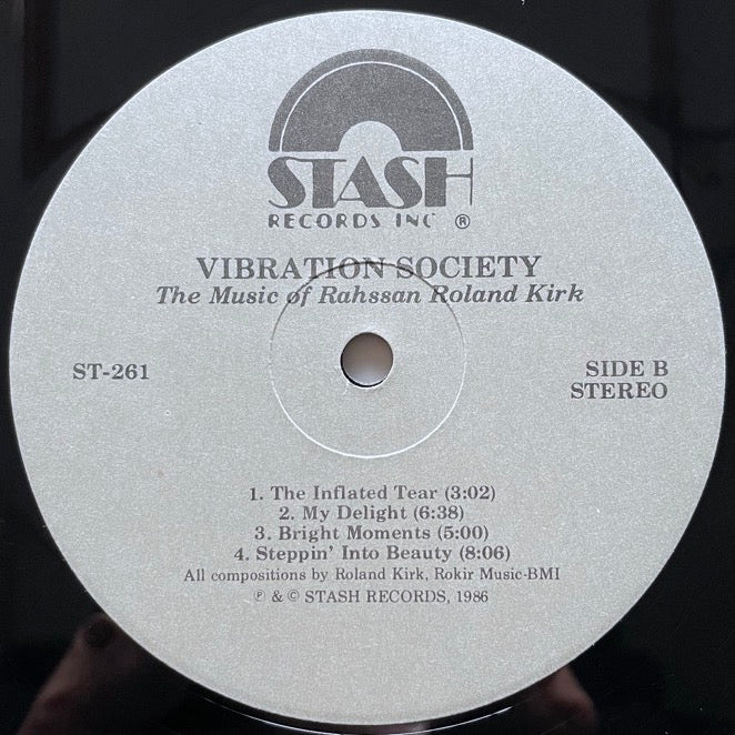 VIBRATION SOCIETY / THE MUSIC OF RAHSAAN ROLAND KIRK - US Stash Original