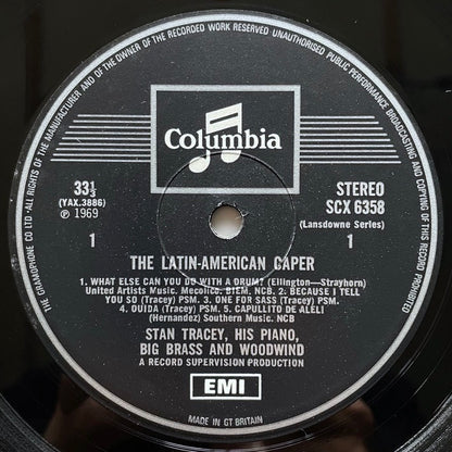 STAN TRACEY / THE LATIN-AMERICAN CAPER - UK Columbia Original