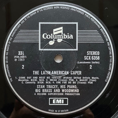 STAN TRACEY / THE LATIN-AMERICAN CAPER - UK Columbia Original