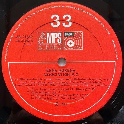 ASSOCIATION P.C. / ERNA MORENA - US MPS/Basf