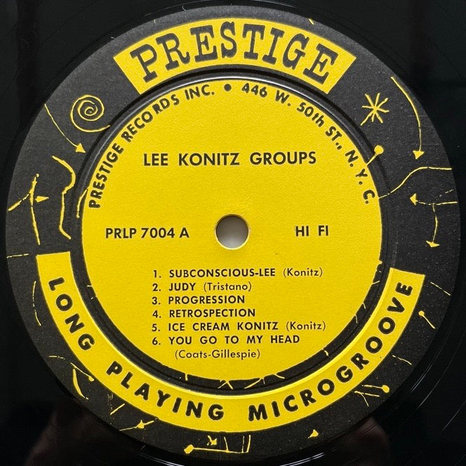 LEE KONITZ with TRISTANO, MARSH AND BAUER - US Prestige Original