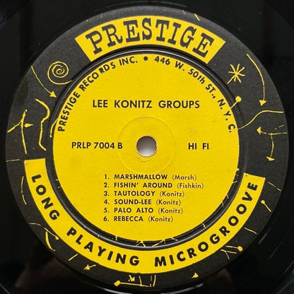 LEE KONITZ with TRISTANO, MARSH AND BAUER - US Prestige Original