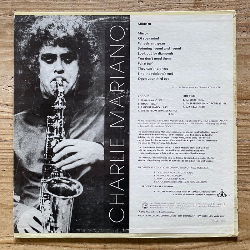 CHARLIE MARIANO / MIRROR - US Atlantic Original
