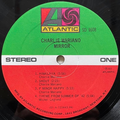 CHARLIE MARIANO / MIRROR - US Atlantic Original
