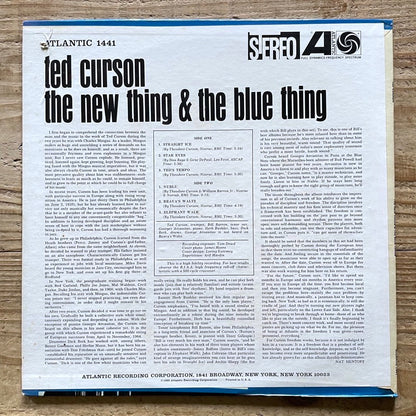 TED CURSON / NEW THING & THE BLUE THING - US Atlantic Original