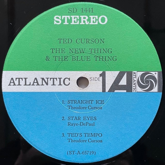 TED CURSON / NEW THING & THE BLUE THING - US Atlantic Original