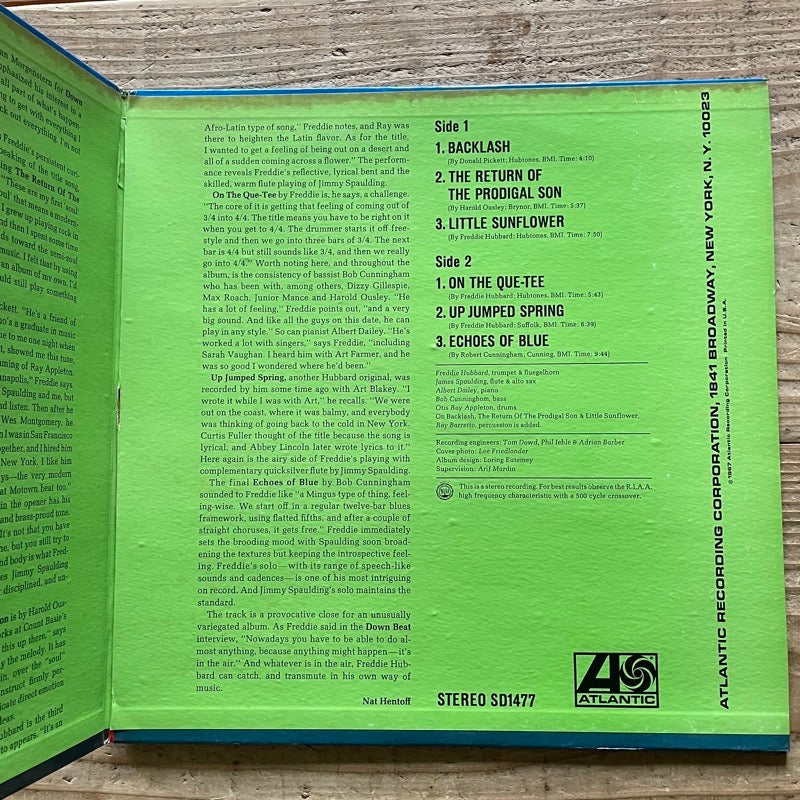 FREDDIE HUBBARD / BACKLASH - US Atlantic