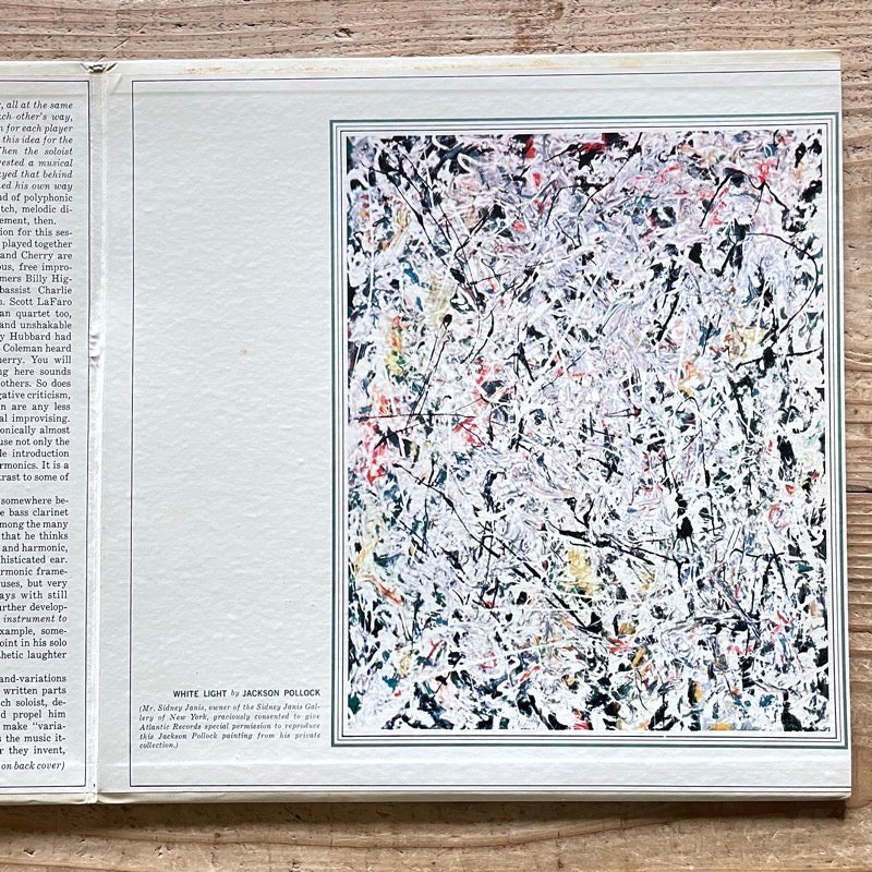 ORNETTE COLEMAN DOUBLE QUARTET / FREE JAZZ - US Atlantic Original