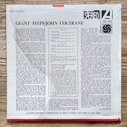 JOHN COLTRANE / GIANT STEPS - US Atlantic DG stereo