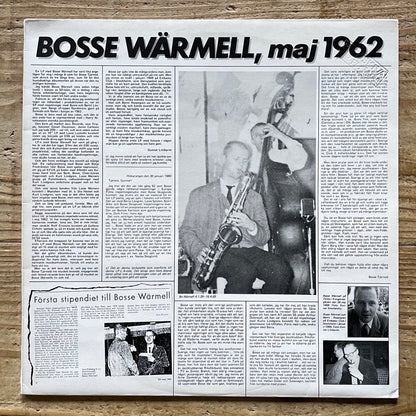 BOSSE WARMELL, maj 1962 - Swedish Odeon Original