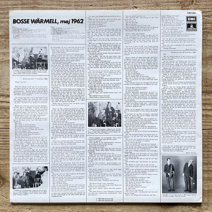 BOSSE WARMELL, maj 1962 - Swedish Odeon Original