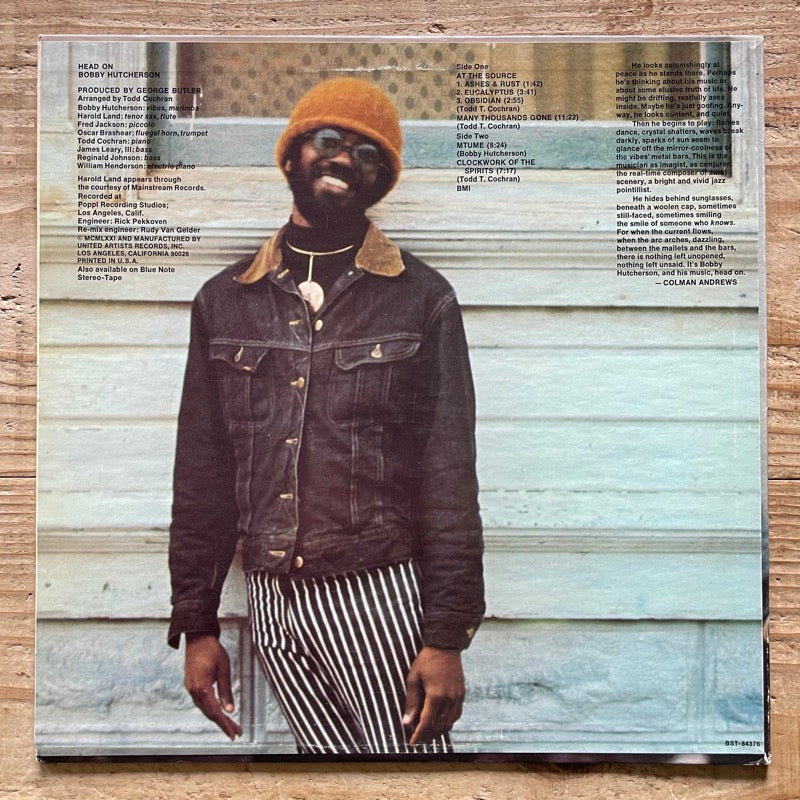 BOBBY HUTCHERSON / HEAD ON - US Blue Note UA