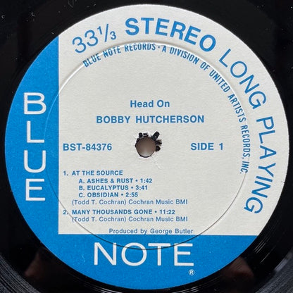 BOBBY HUTCHERSON / HEAD ON - US Blue Note UA