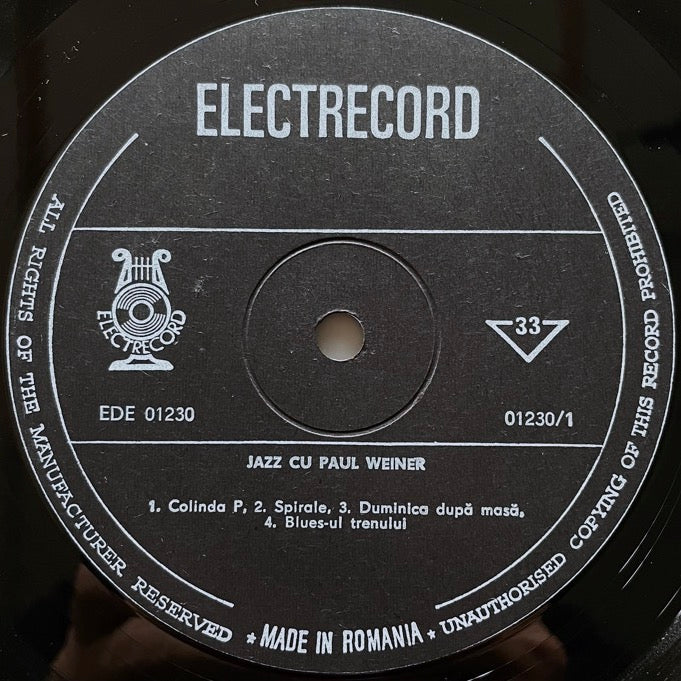 PAUL WEINER / SPIRALE - Romanian Electrecord Original