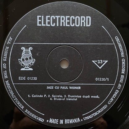 PAUL WEINER / SPIRALE - Romanian Electrecord Original