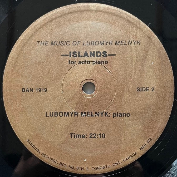 LUBOMYR MELNYK / CONCERT - REQUIEM / ISLANDS - Canada Bandura Original