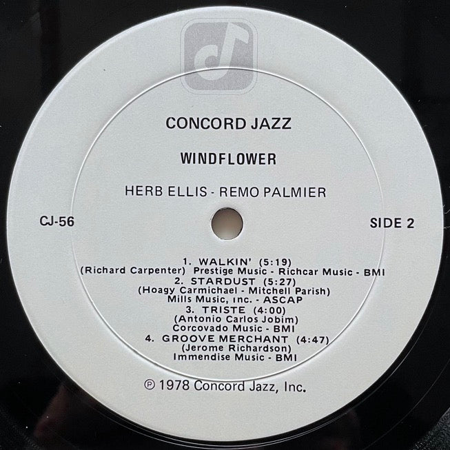 HERB ELLIS - REMO PALMIER / WINDFLOWER - US Concord Original