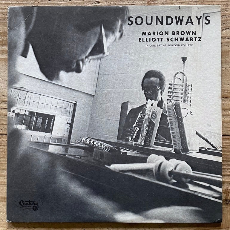 MARION BROWN - ELLIOTT SCHWARTZ / SOUNDWAYS - US Bowdoin College Music Press Original