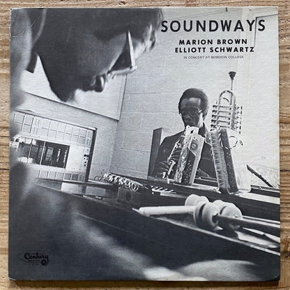 MARION BROWN - ELLIOTT SCHWARTZ / SOUNDWAYS - US Bowdoin College Music Press Original