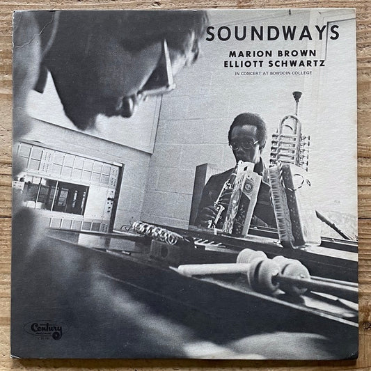 MARION BROWN - ELLIOTT SCHWARTZ / SOUNDWAYS - US Bowdoin College Music Press Original