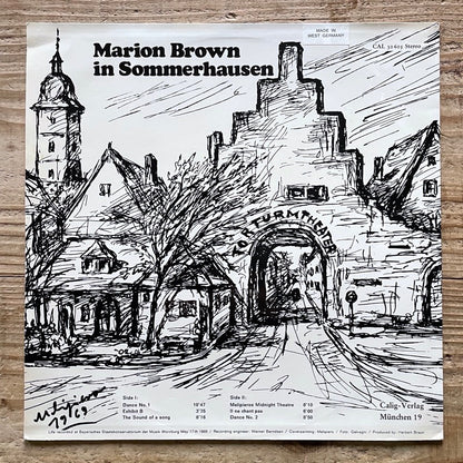 MARION BROWN / IN SOMMERHAUSEN - German Calig Original