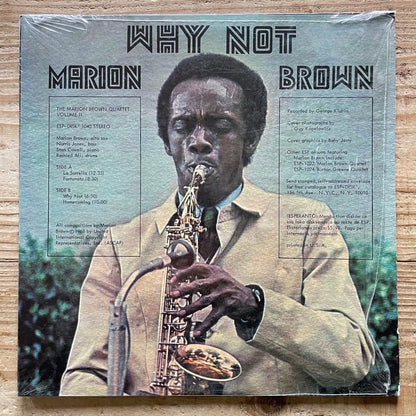 MARION BROWN QUARTET / WHY NOT - US ESP-DISK Original