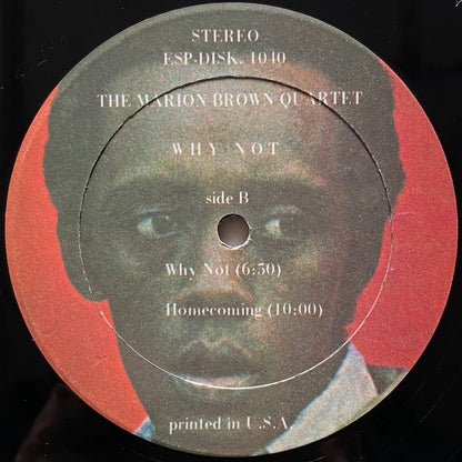 MARION BROWN QUARTET / WHY NOT - US ESP-DISK Original