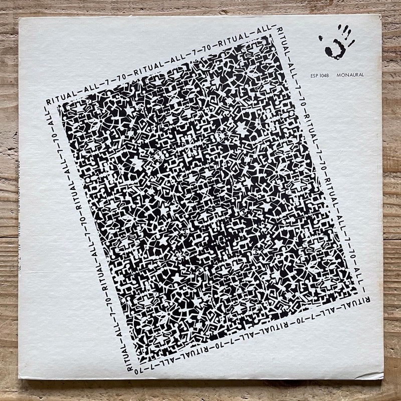 ALAN SONDHEIM / RITUAL-ALL-7-70 - US ESP-DISK original