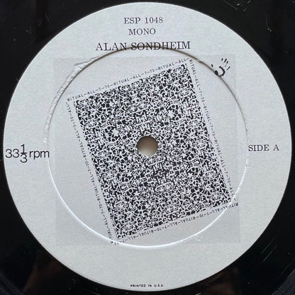 ALAN SONDHEIM / RITUAL-ALL-7-70 - US ESP-DISK original