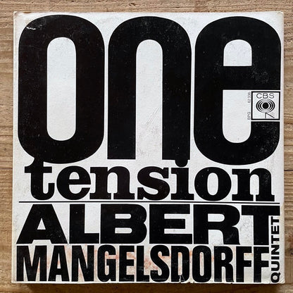 ALBERT MANGELSDORFF QUINTET / ONE - TENSION - German CBS Original