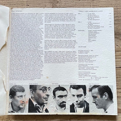 ALBERT MANGELSDORFF QUINTET / ONE - TENSION - German CBS Original