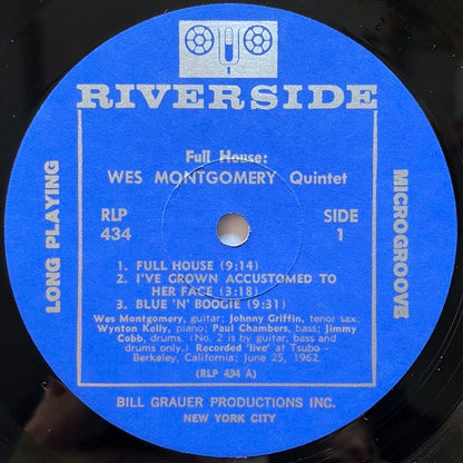 WES MONTGOMERY / FULL HOUSE - US Riverside Original