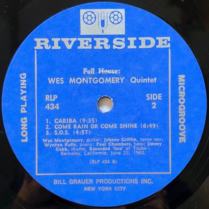 WES MONTGOMERY / FULL HOUSE - US Riverside Original