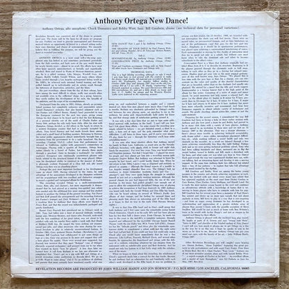 ANTHONY ORTEGA / NEW DANCE! - US Revelation Original