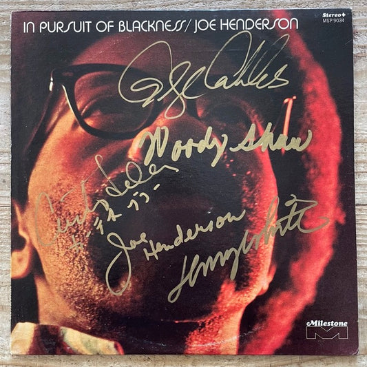 JOE HENDERSON / IN PURSUIT OF BLACKNESS - US Original signed