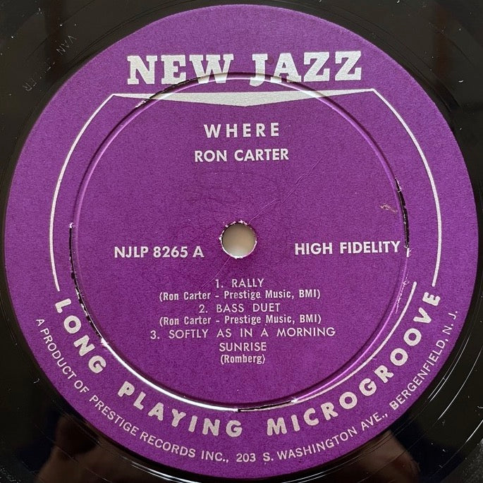 RON CARTER with ERIC DOLPHY, MAL WALDRON / WHERE? - US New Jazz