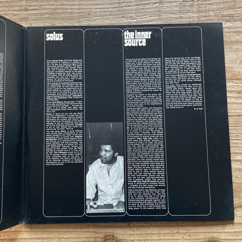 GEORGE DUKE / THE INNER SOURCE - German MPS original 2LP – ALORECORD