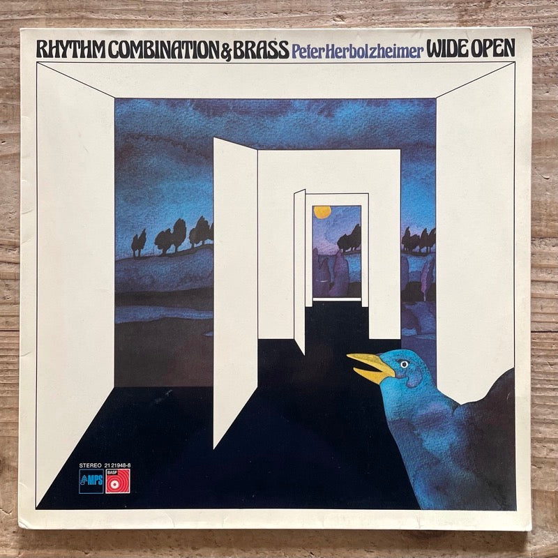 PETER HERBOLZHEIMER RHYTHM COMBINATION & BRASS / WIDE OPEN - German MPS original