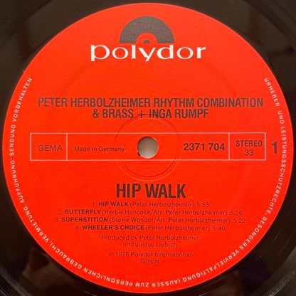 PETER HERBOLZHEIMER RHYTHM COMBINATION & BRASS & INGA RUMPF / HIP WALK - German Polydor original